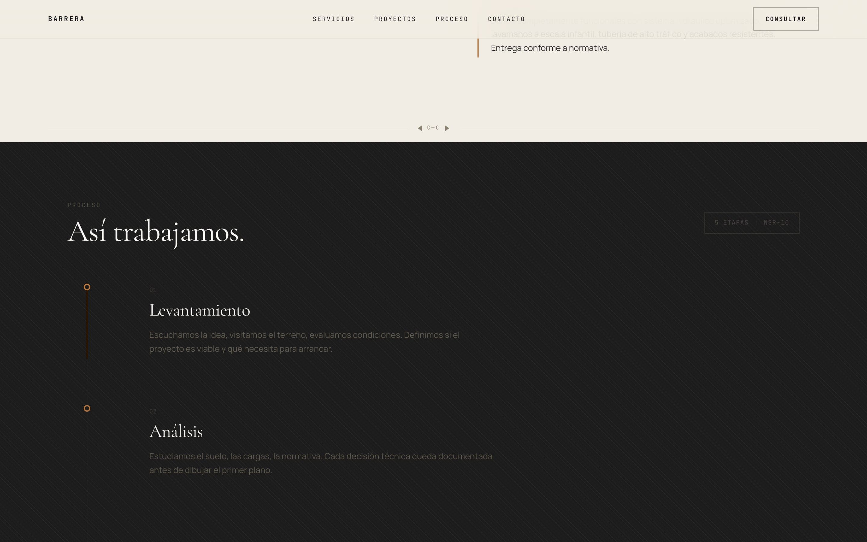 Barrera Estructural Design — captura 3