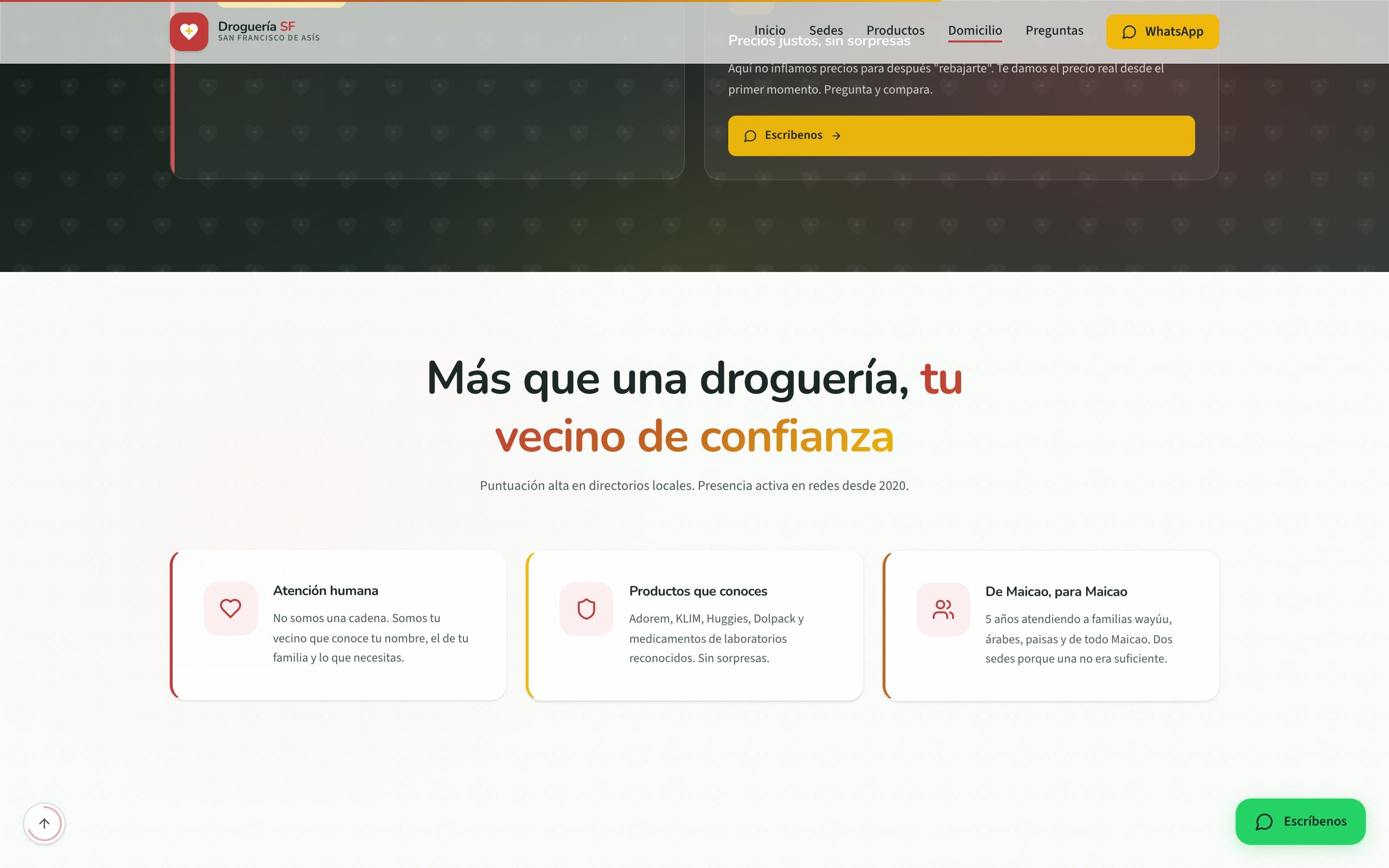 Drogueria San Francisco — captura 4