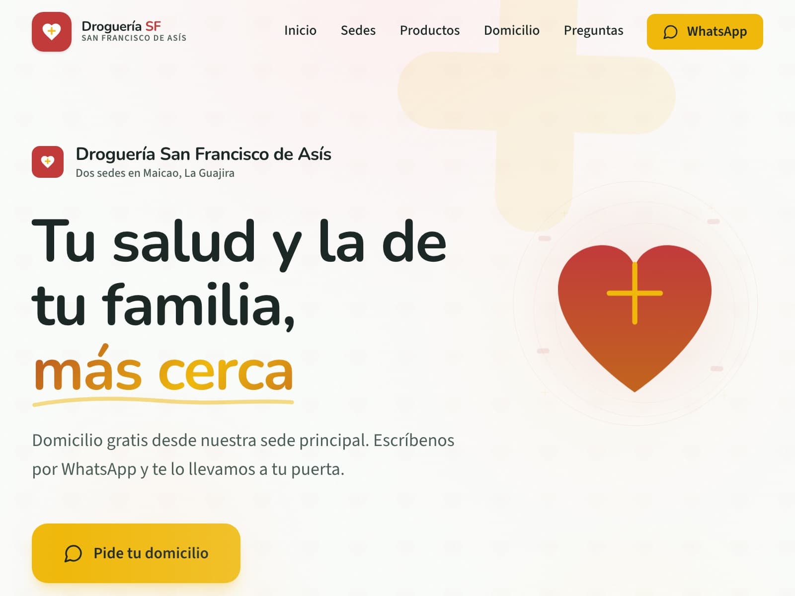 Captura de pantalla de Drogueria San Francisco